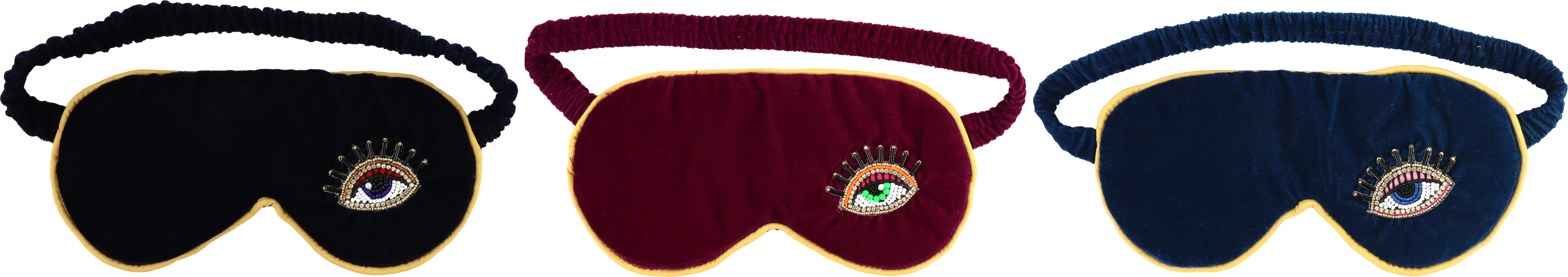 6551 EYEMASKS CHARMING EYES  S/3