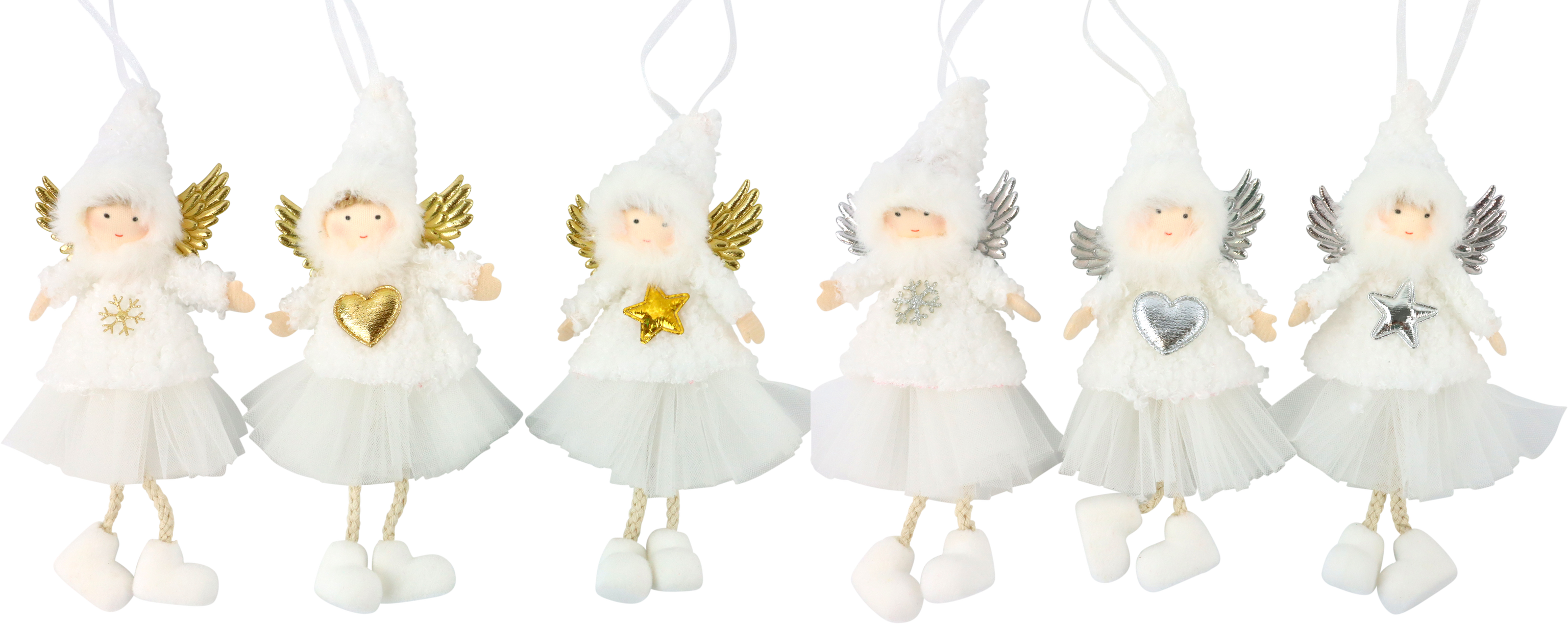 7072 PENDENTIFS ANGES JUBILEE  6P