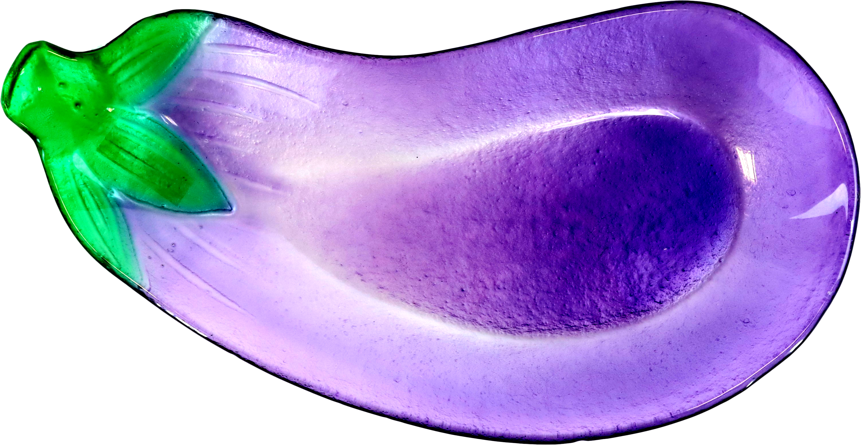 7195 PLATO VIDRIO EGGPLANT ENERGY