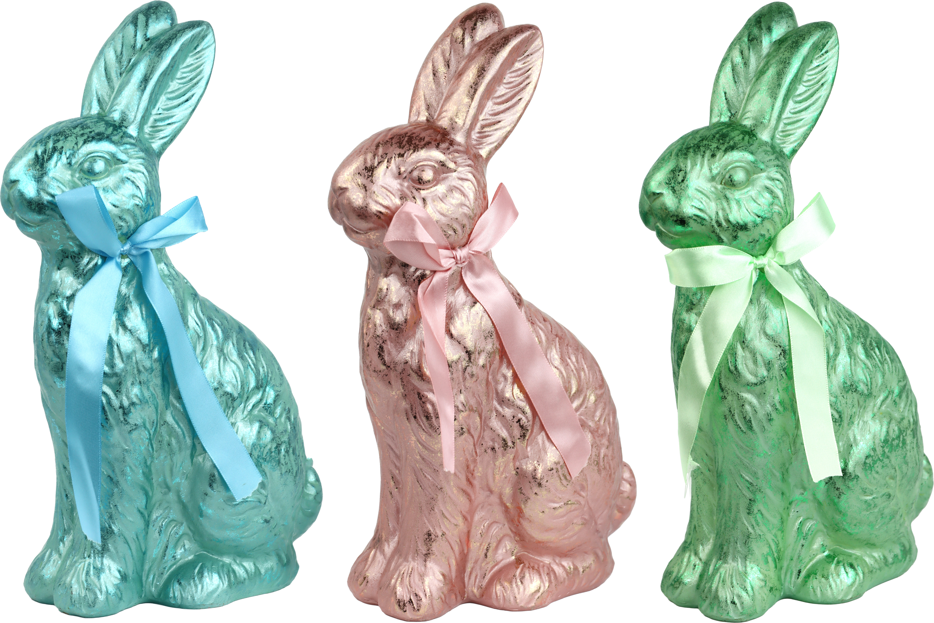 7340 HASENTRIO MELLOW BUNNIES  S/3