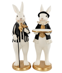 7365 RABBIT COUPLE LORDLY  S/2