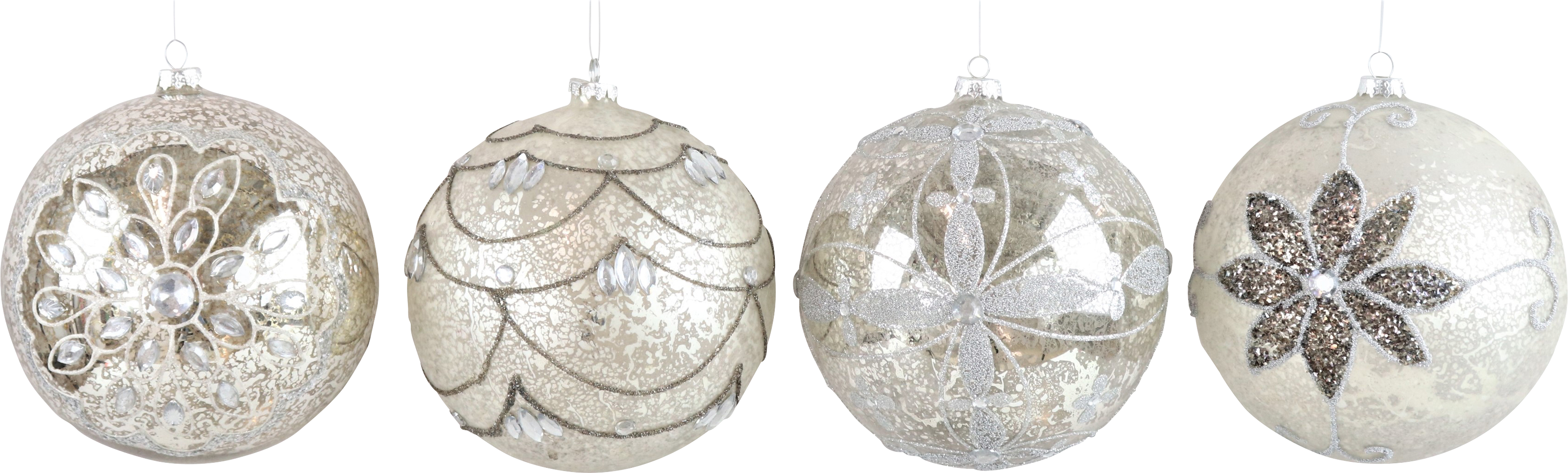 7405 BOLAS DE VIDRIO  MAGNUM  S/4