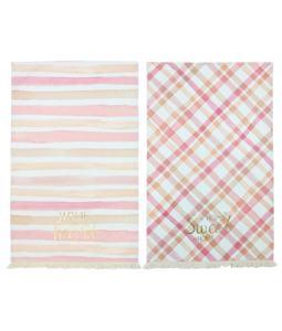7441 KITCHEN TOWELS SWEET HOME  S/2