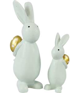 7783 RABBITS WITH EGG S/2