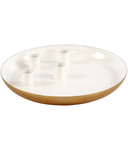 7878 CANDLE HOLDERS PLATE DELUXE