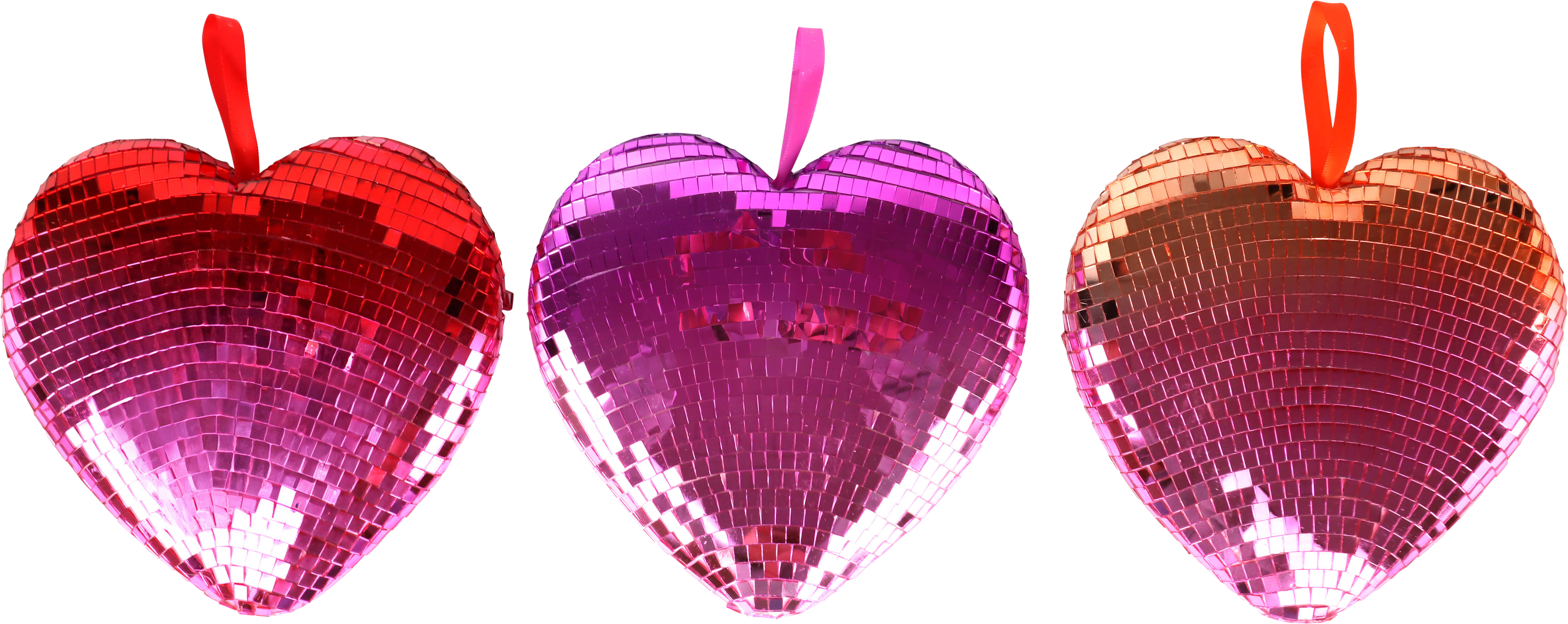 7896 MOSAIKHERZEN CHARMING HEARTS  S/3