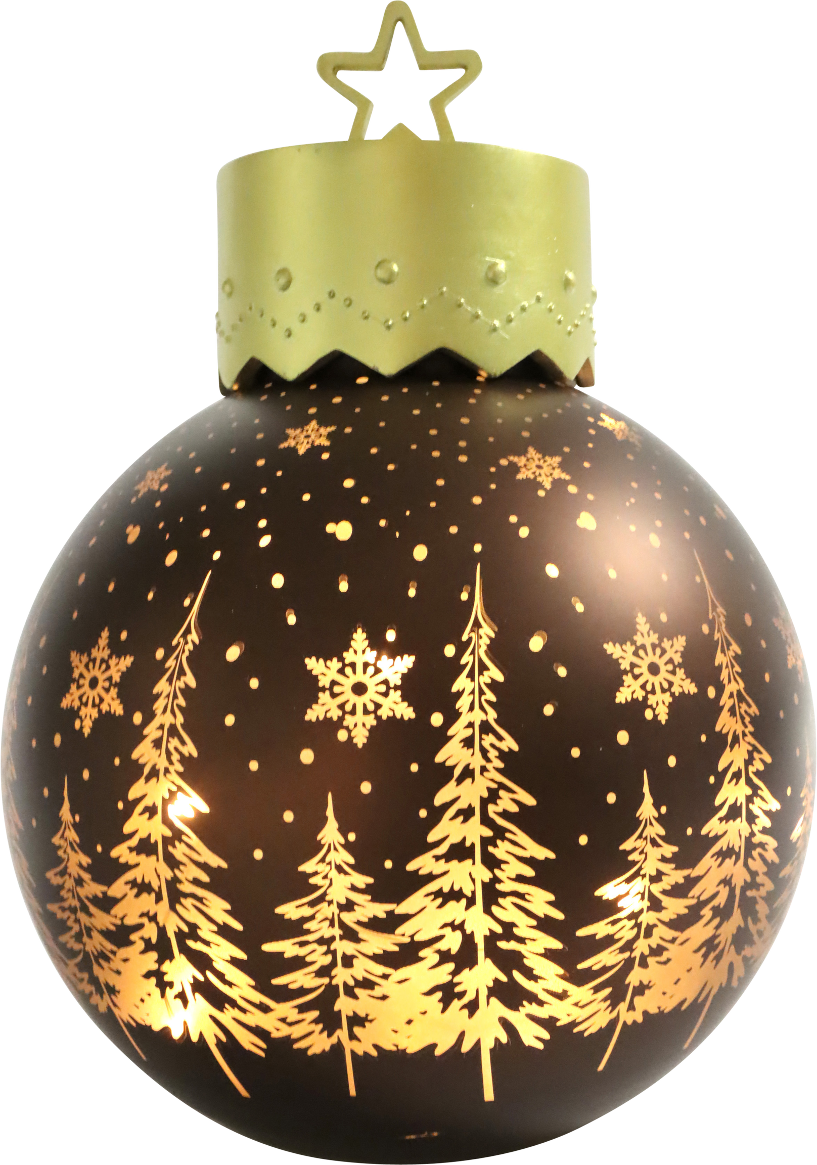 7913 LED-LEUCHTKUGEL WINTERWALD