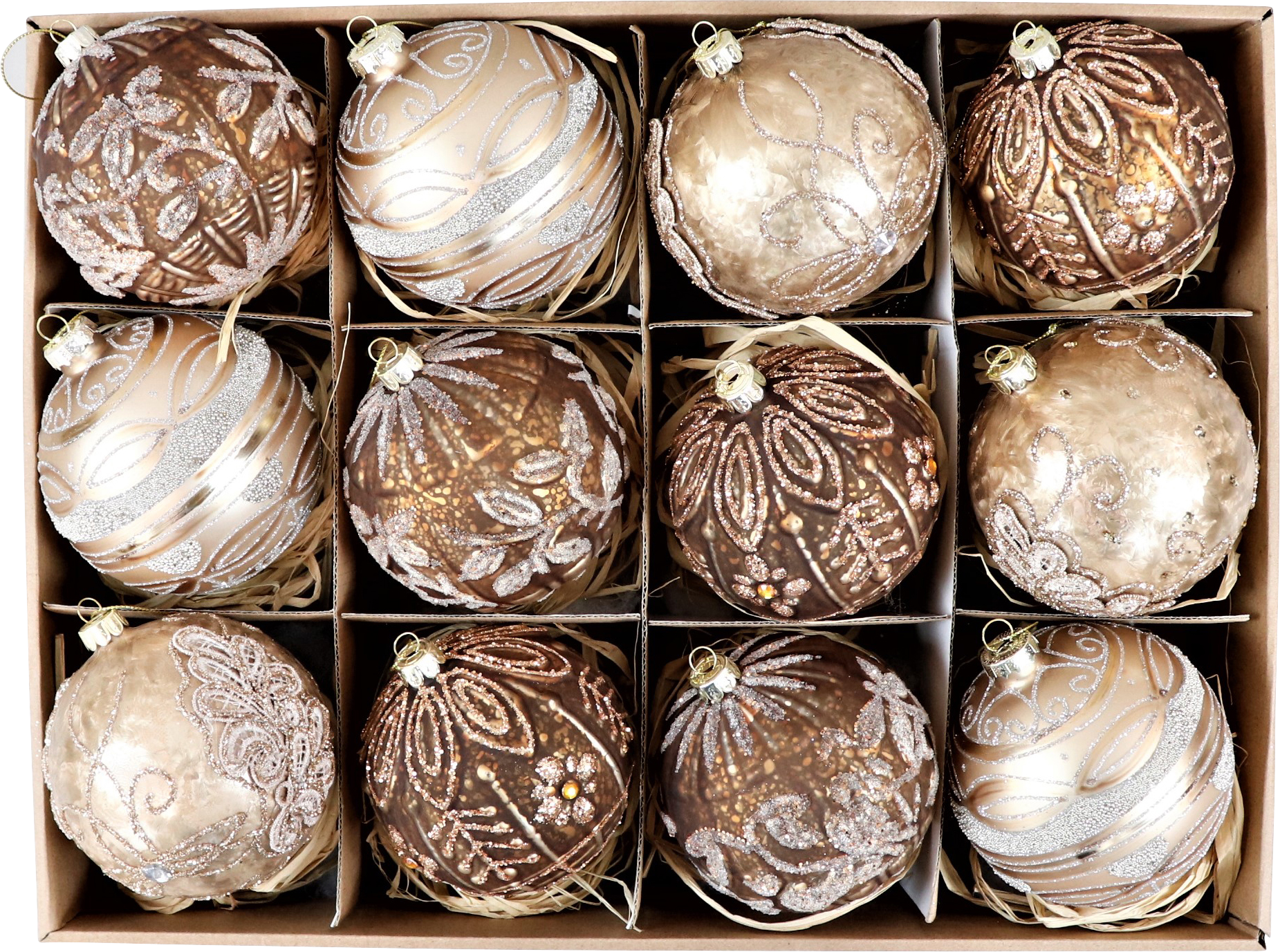 7934 CAJA VINTAGE  BOLAS  S/12