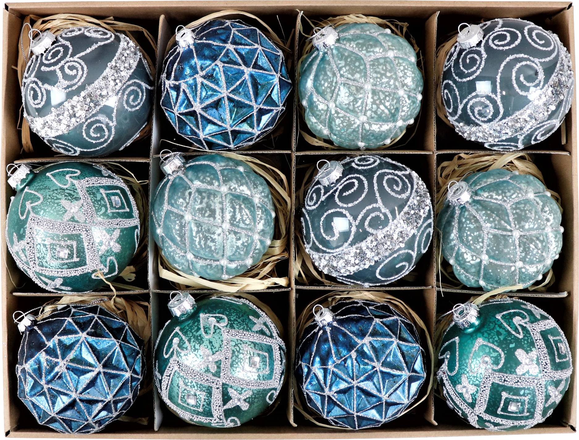 7935 CAJA VINTAGE  BOLAS  S/12