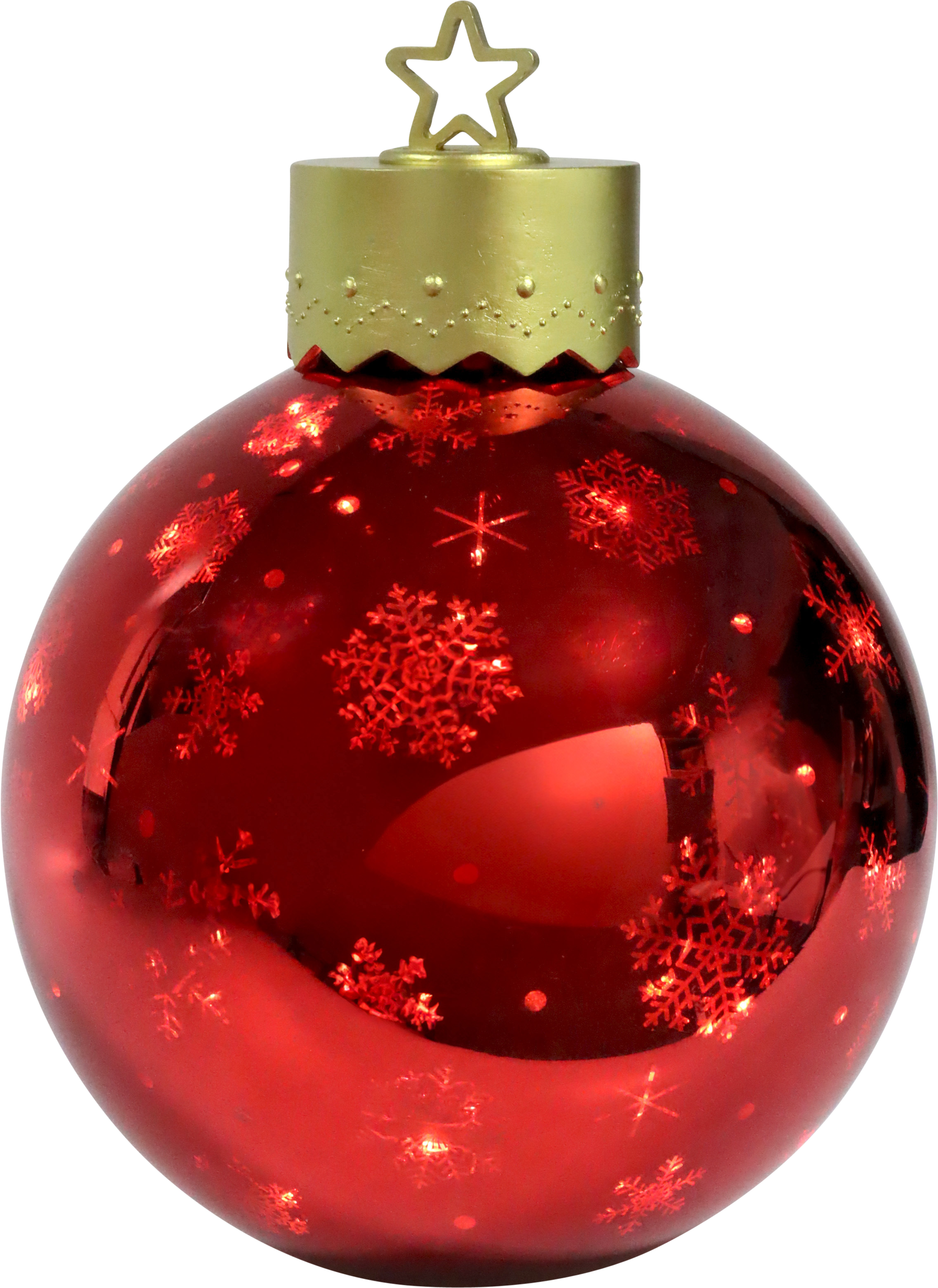 7977 LED-GLASKUGEL SNOWFLAKE