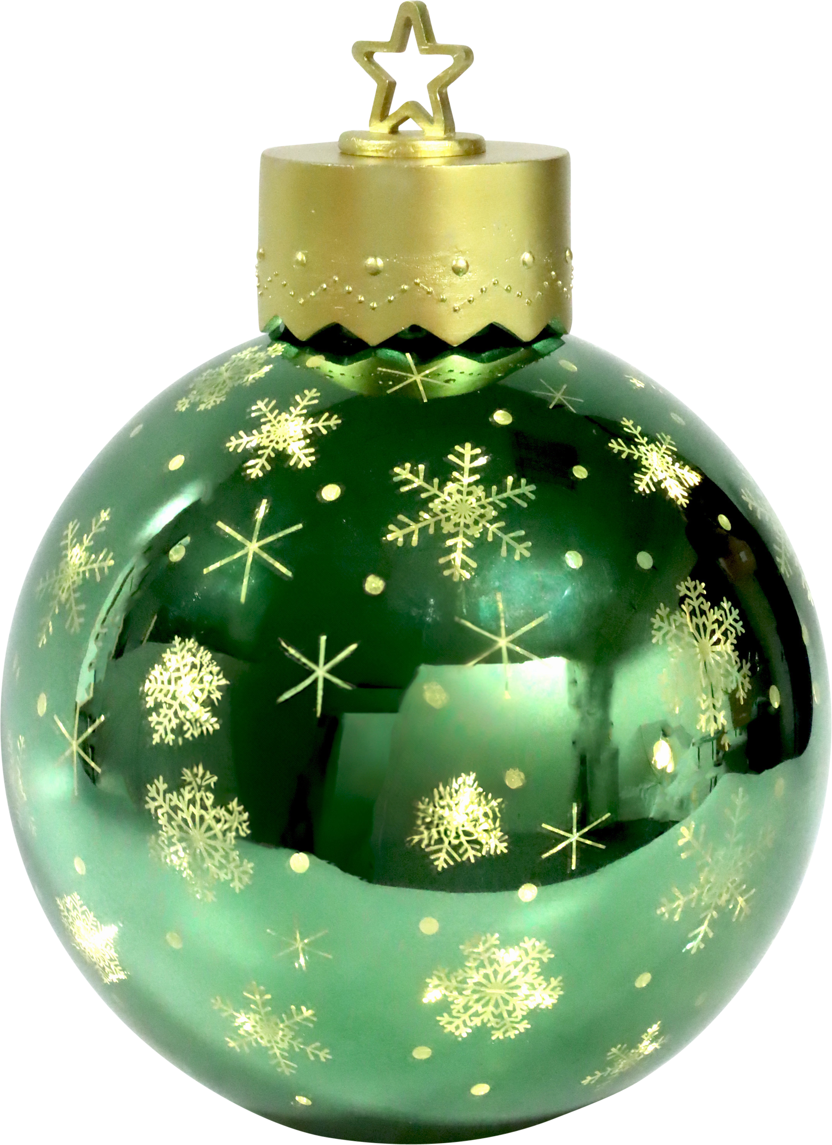 7978 LED-GLASSBALL SNOWFLAKE