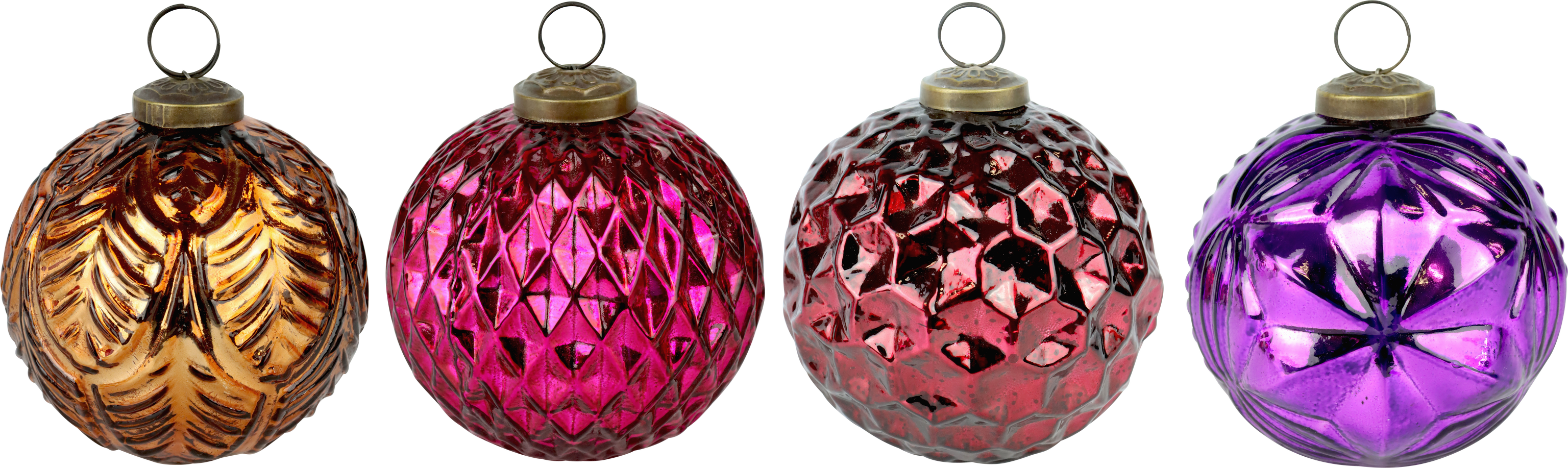 8207 GLASKUGELN CARNIVAL  S/4