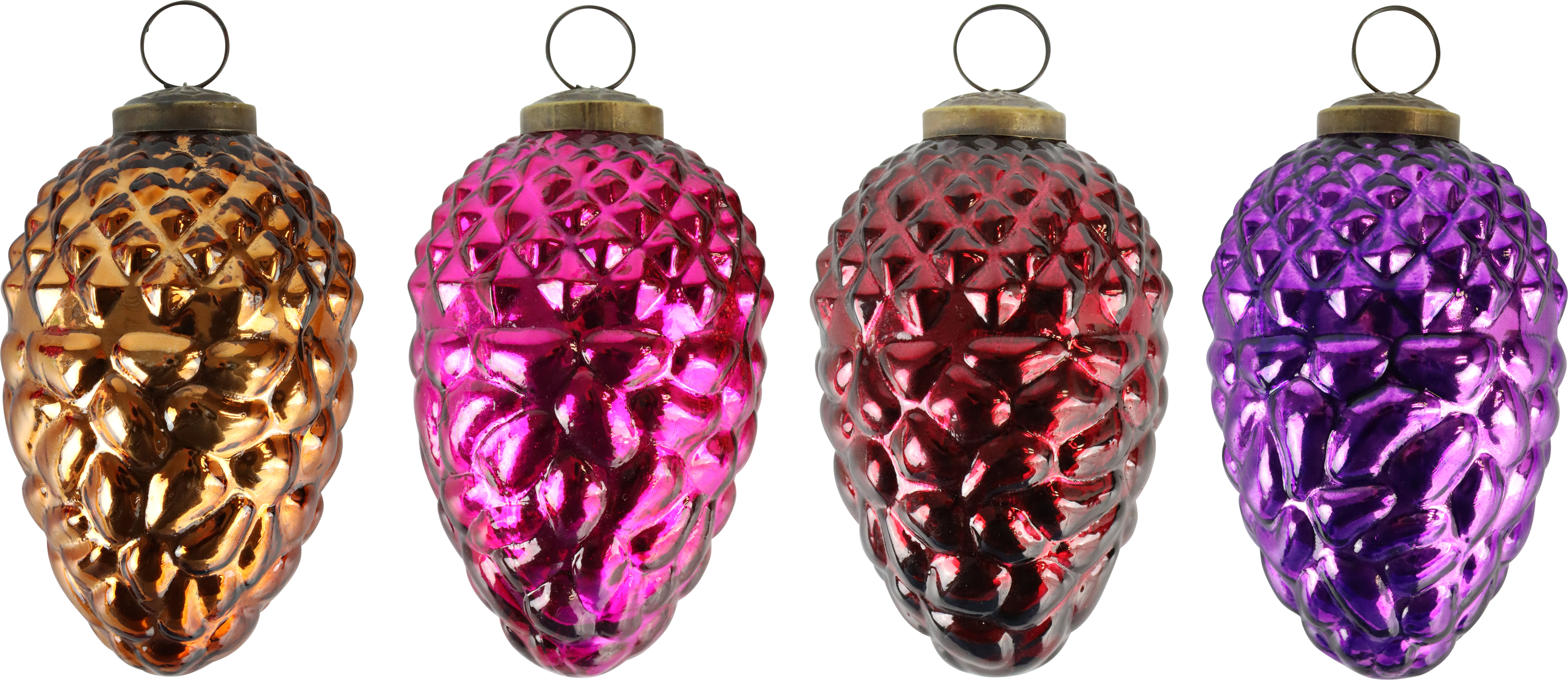 8208 CONOS DE CRISTAL CARNIVAL  S/4