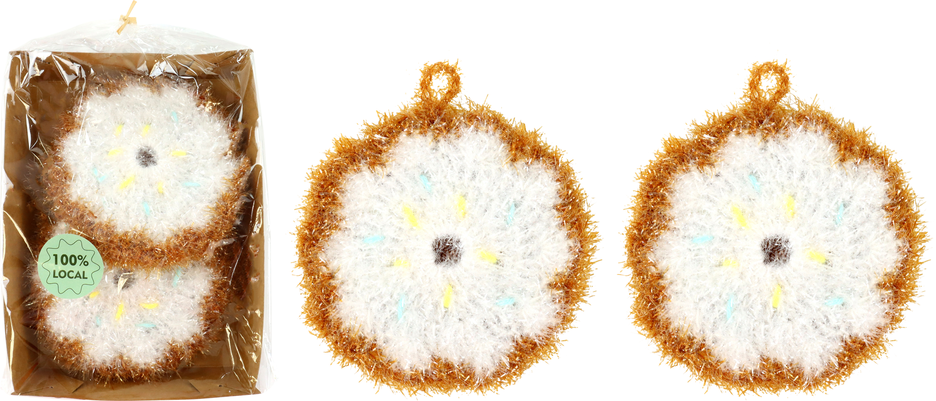 8228 SPPONGE-SETT DONUT  S/2