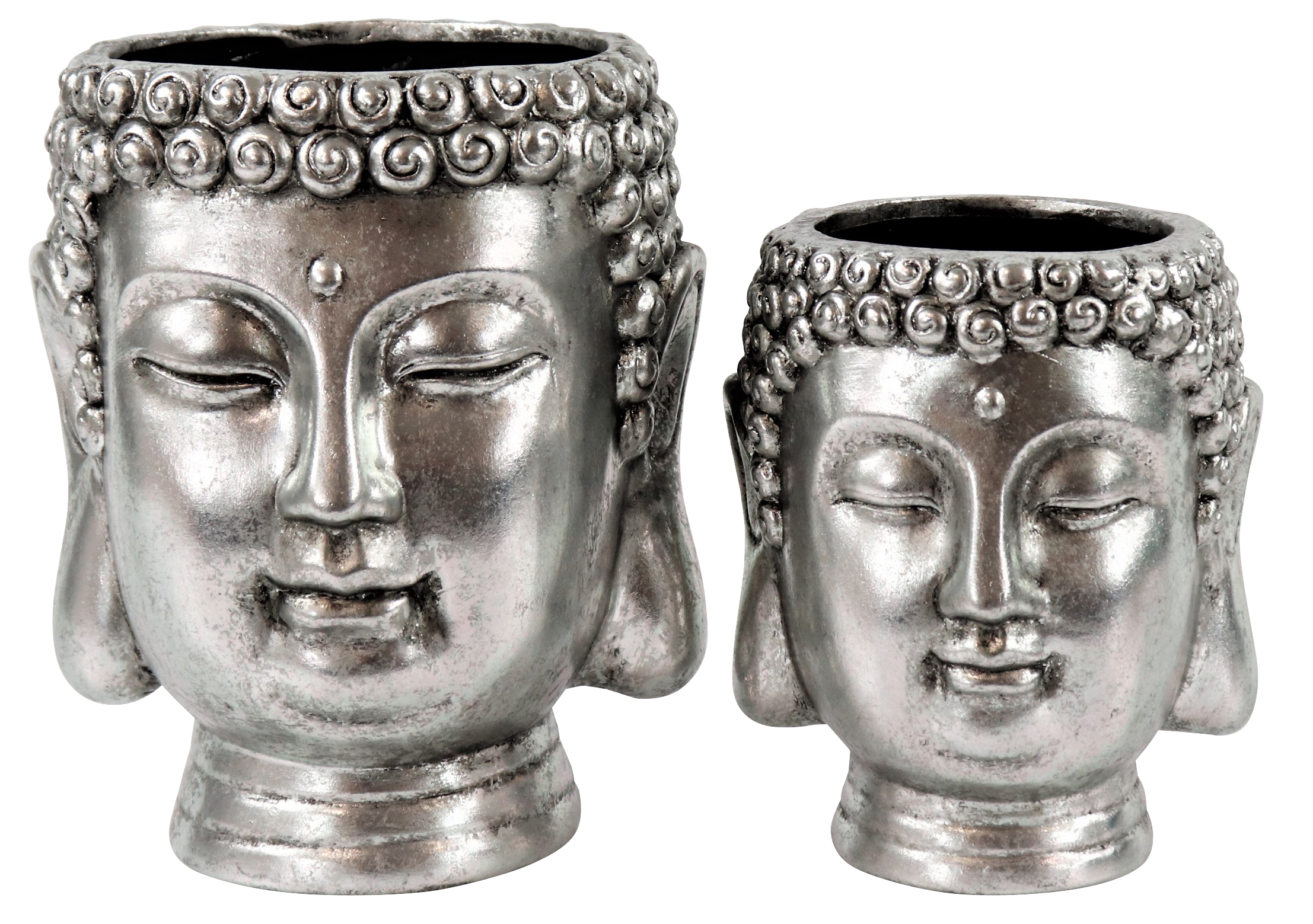8298 POTS BUDDHA  S/2