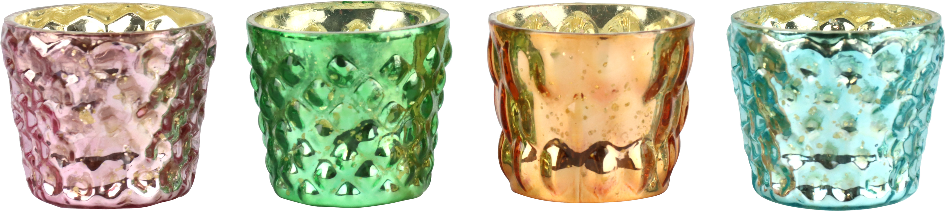 8304 WINDLICHTER PASTEL GLOW  S/4