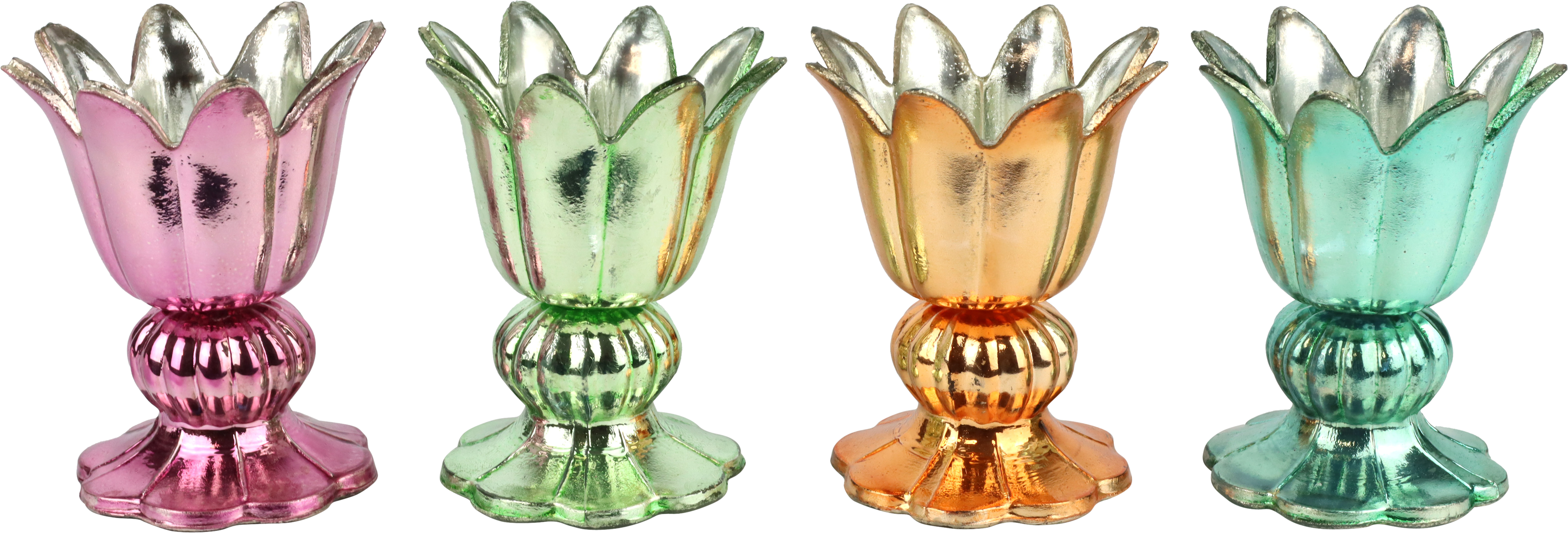 8317 WINDLICHTER PASTEL GLOW  S/4