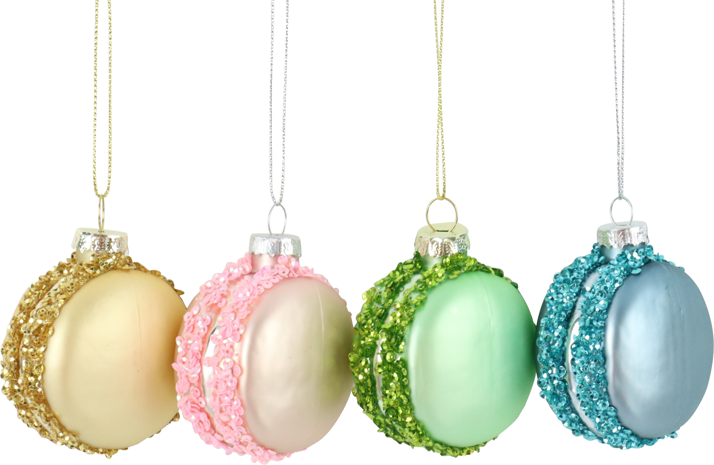 8491 JOYERÍA EN VIDRIO MACARONS  S/4