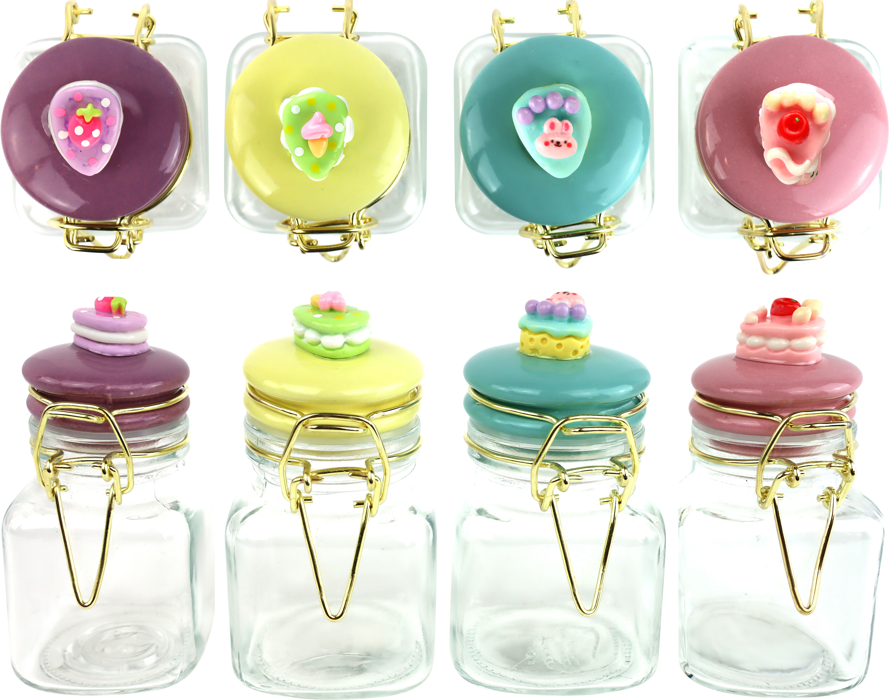 8534 GLASDOSEN CAKE PARTY  S/4