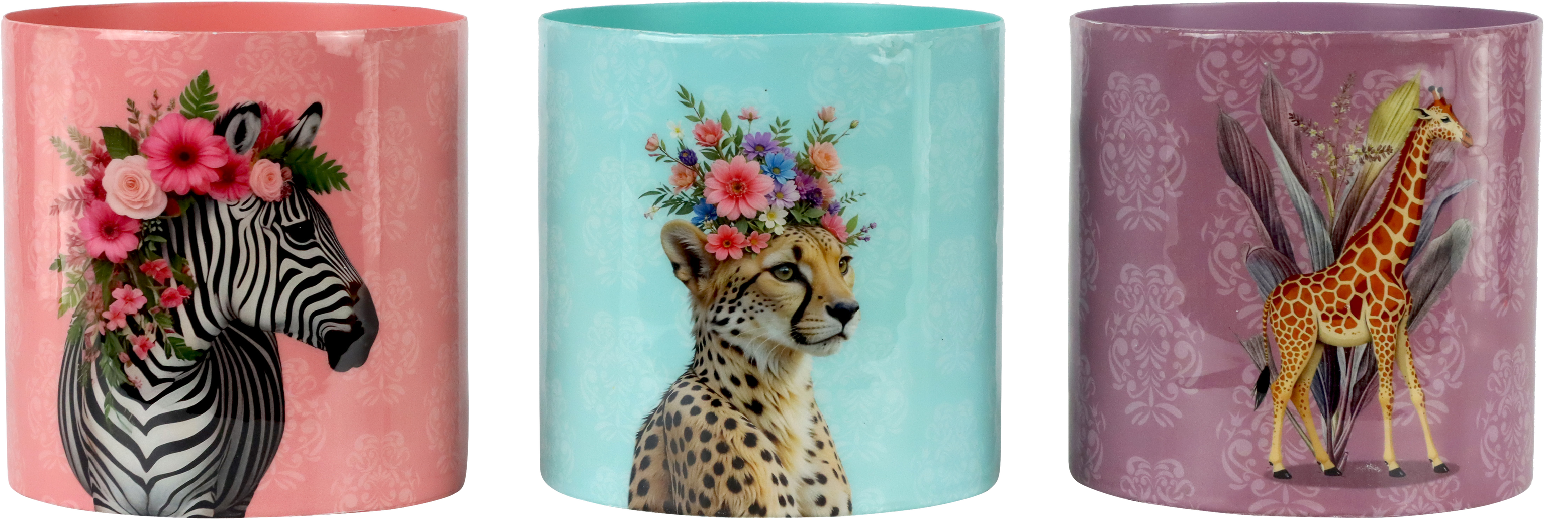 8697 ÜBERTÖPFE SAVANNA DREAMS  S/3