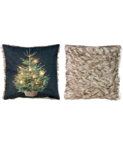 8752 HOUSSE COUSSIN « SAPIN » 45X45