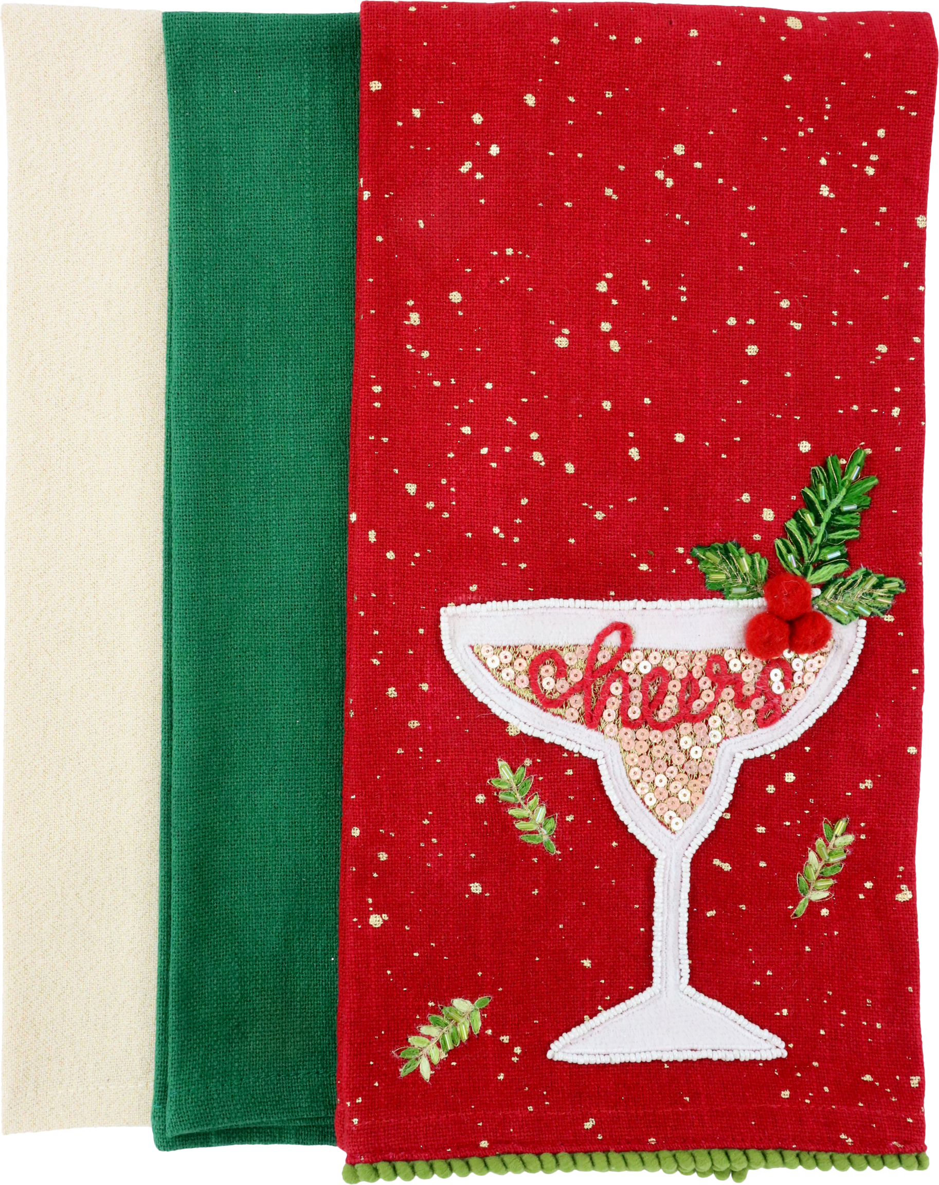 8765 SERVIETTES DE CUISINE CHEERS  3P