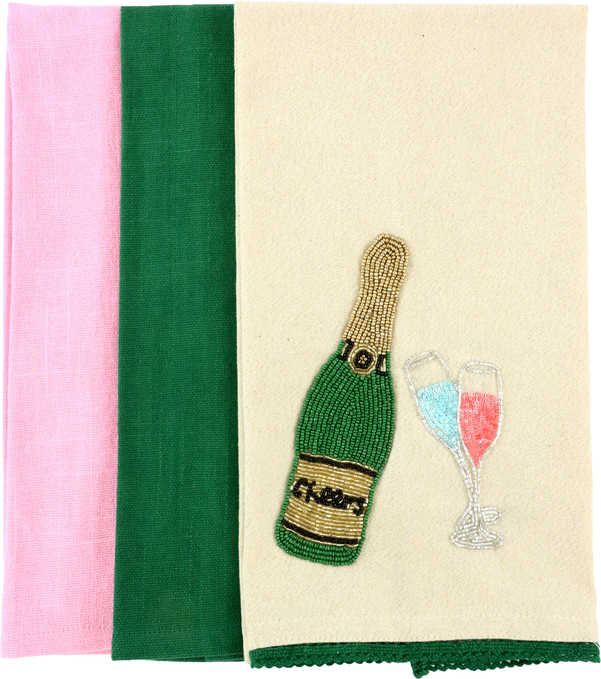 8769 SERVIETTESDECUISINE CHAMPAIGN  3P