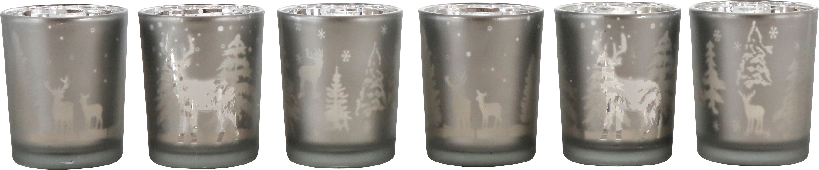 8895 TISCHLICHTER ZAUBERWALD  S/6