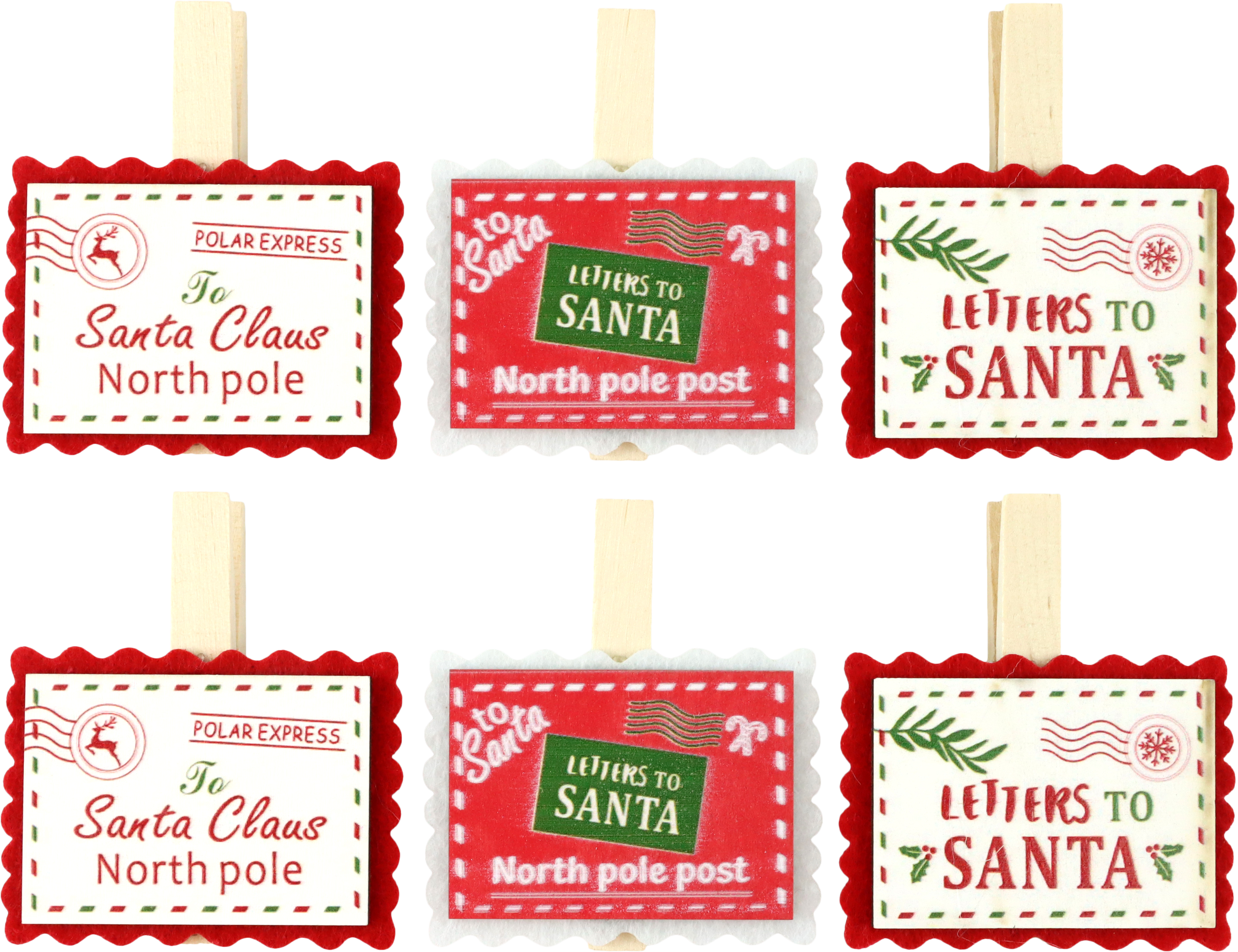 8902 MOLLETTE LETTERS TO SANTA  6PZ