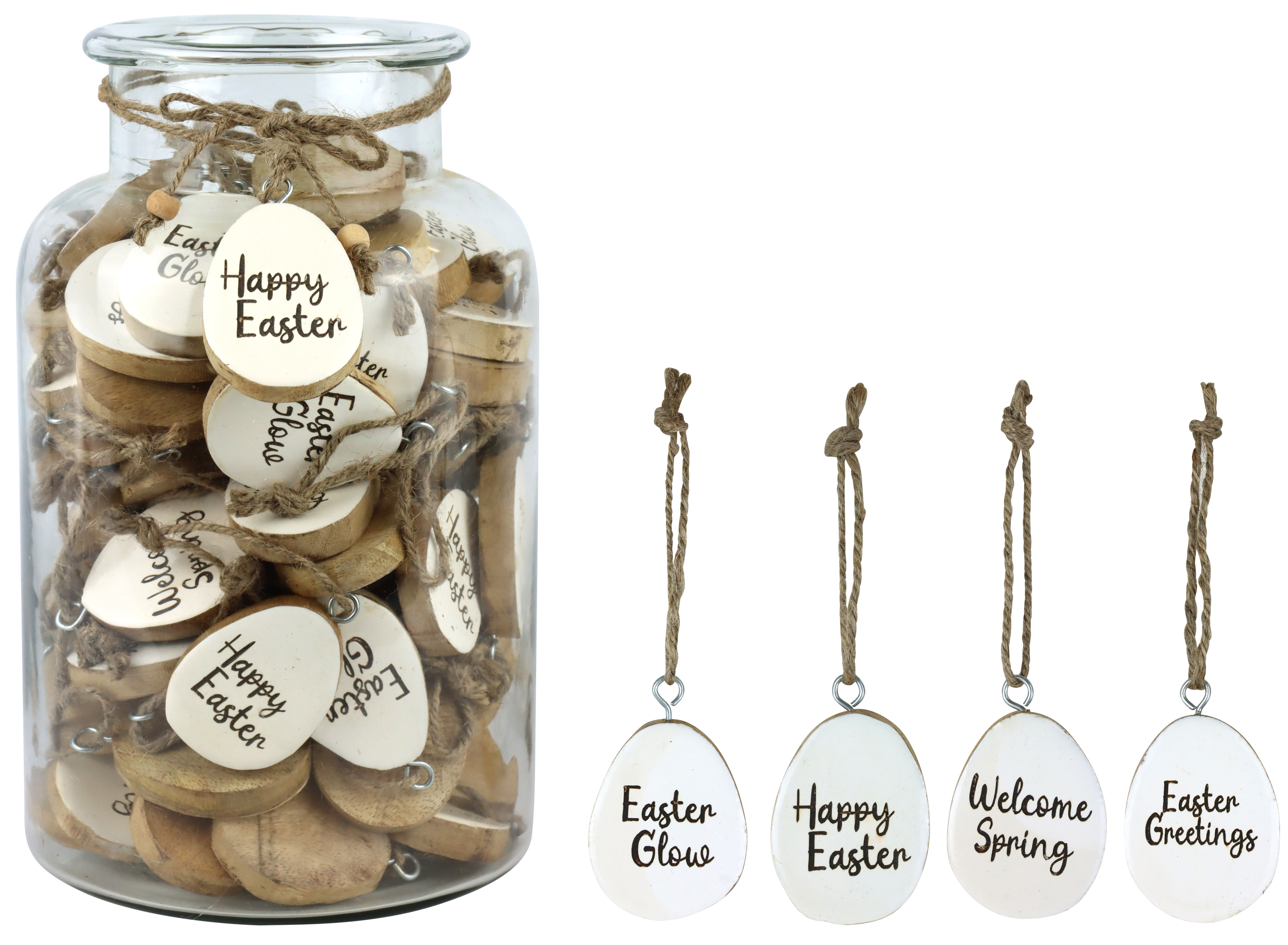 8938 COLGADORES DE HUEVOS EN TARRO S/91