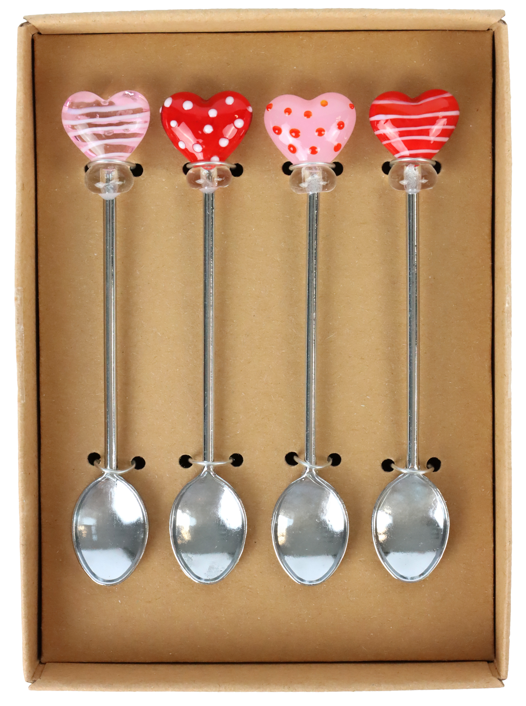 8971 LÖFFEL HEARTS  S/4