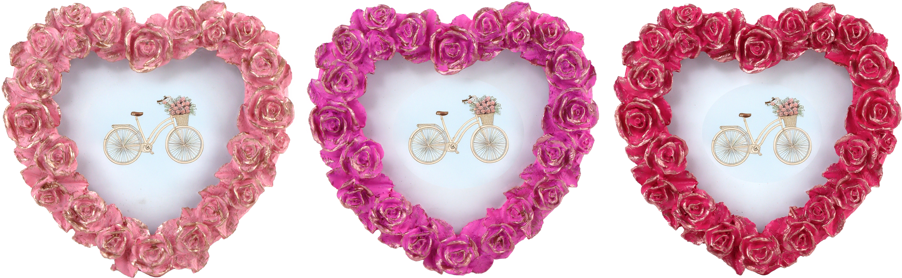 9312 FRAMES ROSE ROMANCE  S/3