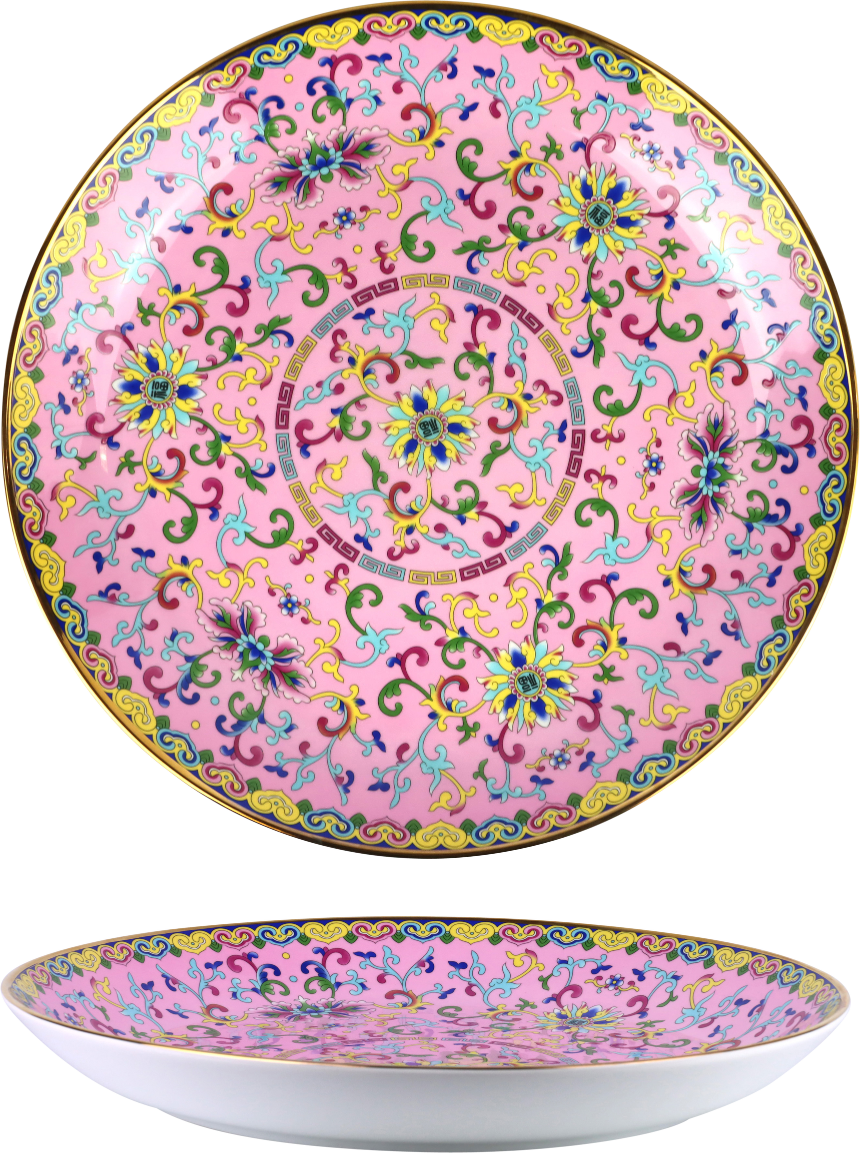 9556 BANDEJA PARA  CHINESE FLOWERS