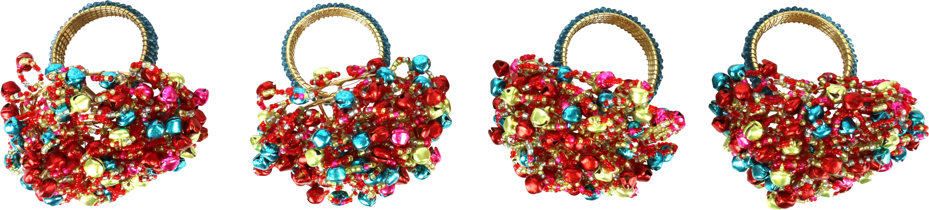 9719 ANILLOS DE NAPKIN MULTICOLOR  S/4