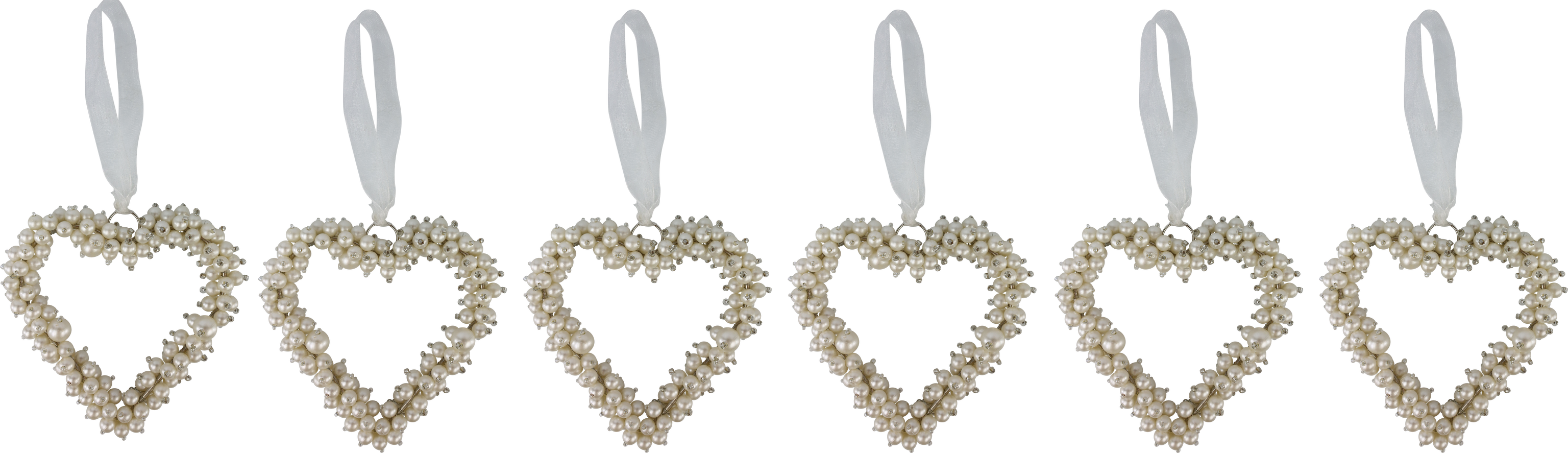 9788 PERLENHÄNGER HERZ  S/6